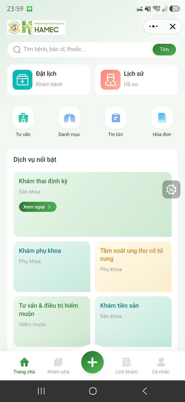 HAMEC — trang chủ dịch vụ
